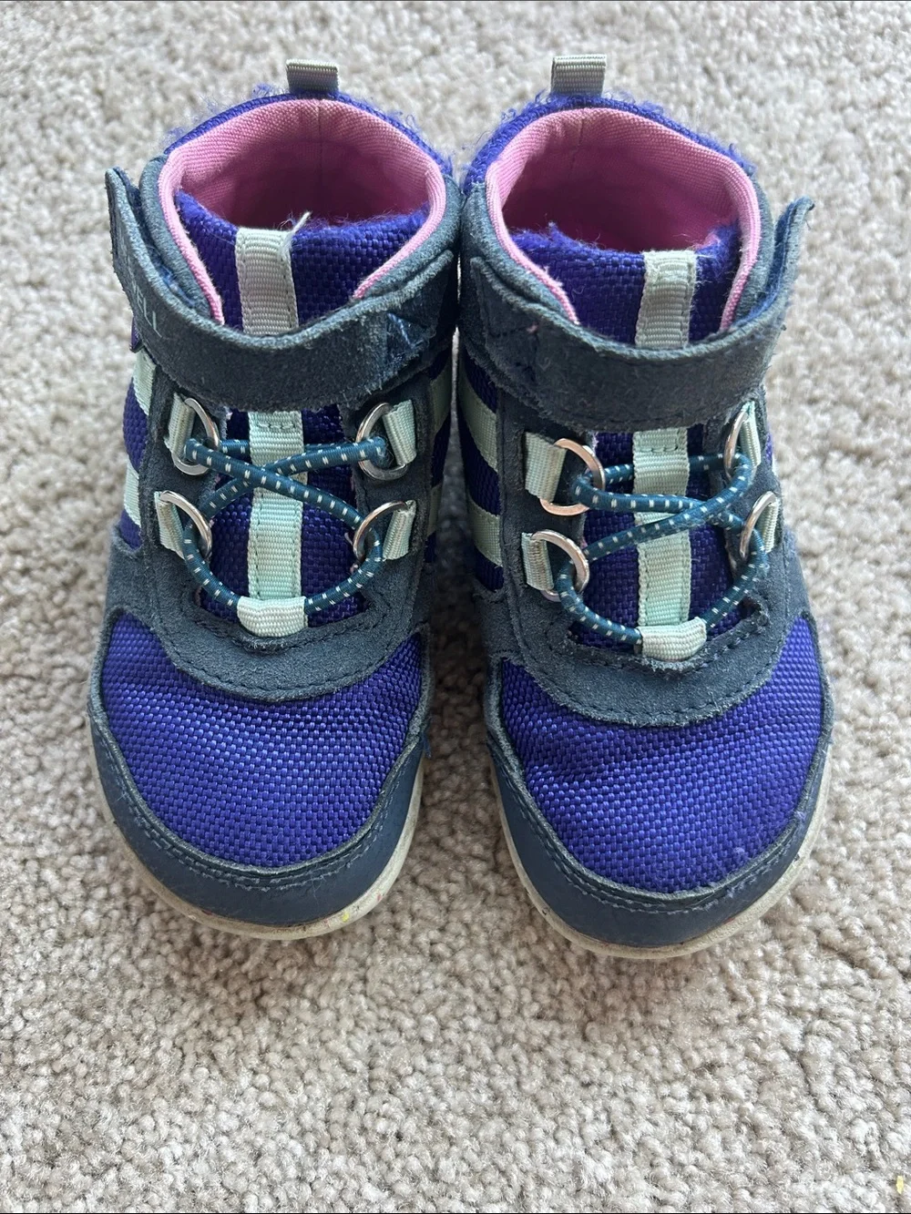 Merrell Kids Purple and Pink Water-Resistant Athletic Boots